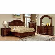 Grandom Cherry 4 Pc Set-CHEST(Queen Bed + Night Stand + Dresser + Mirror)